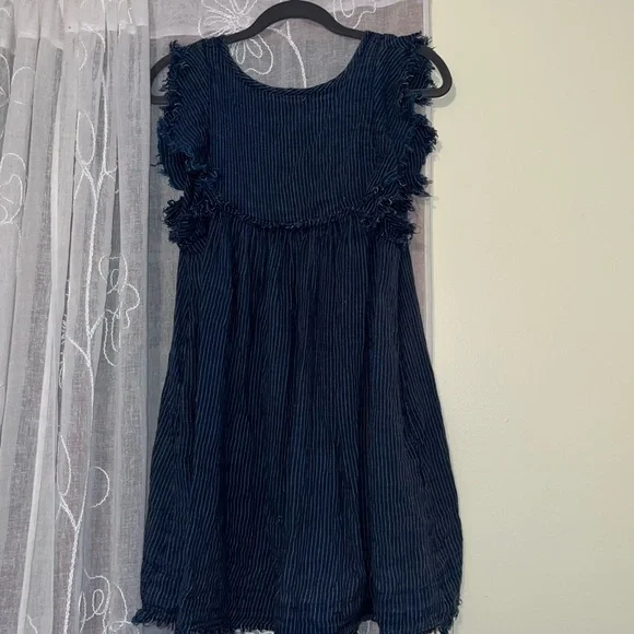 We the Free Spring/Summer blue flowy dress - Picture 3 of 4